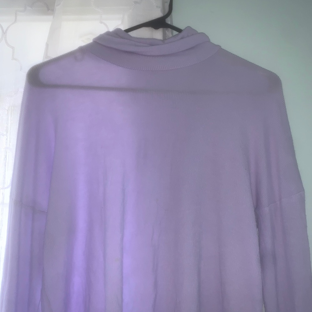 Lilac turtleneck